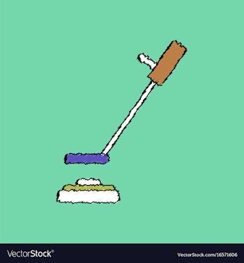 Flat shading style icon military mine detector vector image