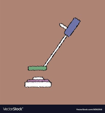Flat shading style icon military mine detector vector image