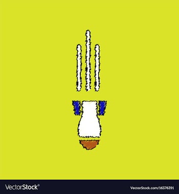 Flat shading style icon military mortar shell vector image