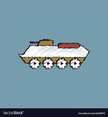 Flat shading style icon military personal army vector image