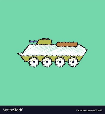 Flat shading style icon military personal army vector image