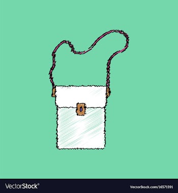 Flat shading style icon military portfolio vector image