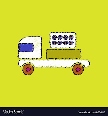 Flat shading style icon military rocket launcher vector image