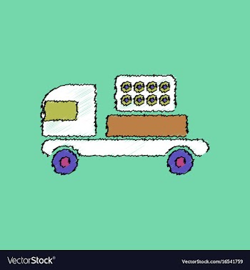 Flat shading style icon military rocket launcher vector image