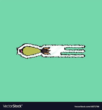 Flat shading style icon military shell with speed vector image