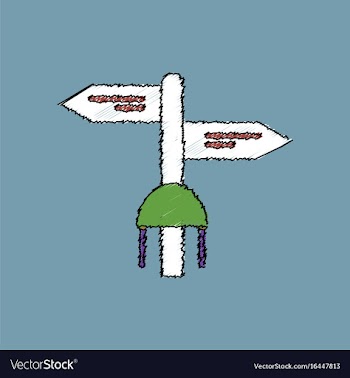 Flat shading style icon military signpost vector image