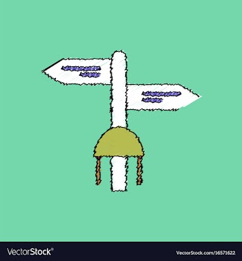 Flat shading style icon military signpost vector image
