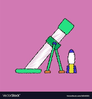 Flat shading style icon mortar and shell vector image