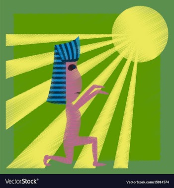 Flat shading style icon mummy halloween monster vector image
