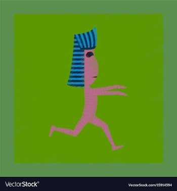 Flat shading style icon mummy halloween monster vector image