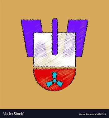 Flat shading style icon nuclear bomb vector image