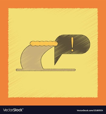 Flat shading style icon ocean tsunami vector image