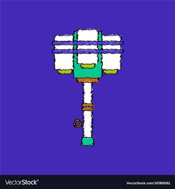 Flat shading style icon old anti tank grenade vector image