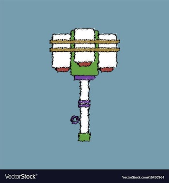 Flat shading style icon old anti tank grenade vector image
