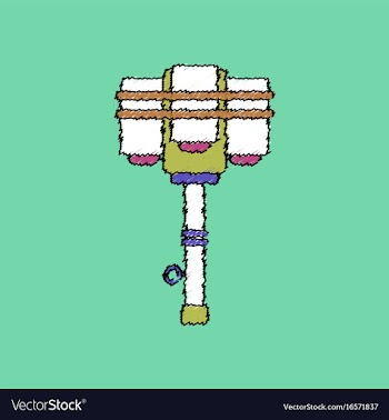 Flat shading style icon old anti tank grenade vector image