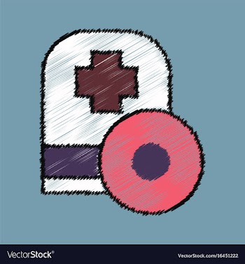 Flat shading style icon otolaryngologist vector image