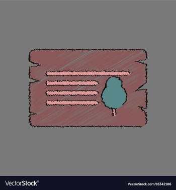 Flat shading style icon paper from tree vector image