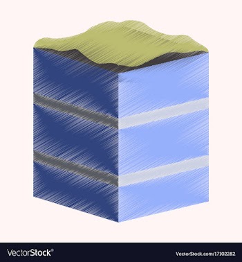 Flat shading style icon piece of cake vector image