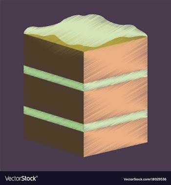 Flat shading style icon piece of cake vector image
