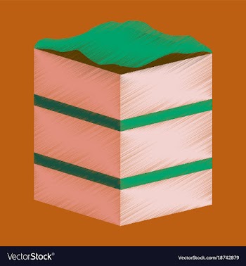 Flat shading style icon piece of cake vector image