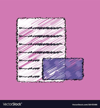 Flat shading style icon pills and a prescription vector image