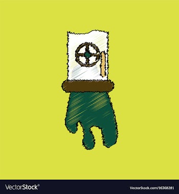 Flat shading style icon pipe and flow vector image