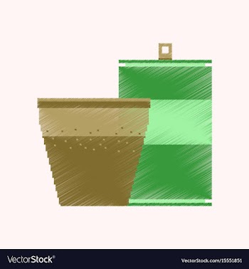 Flat shading style icon pixel can of soda and vector image