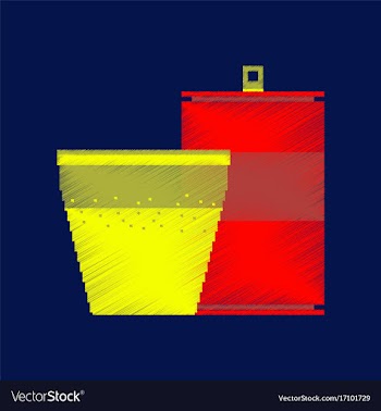 Flat shading style icon pixel can of soda and vector image