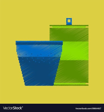 Flat shading style icon pixel can of soda and vector image