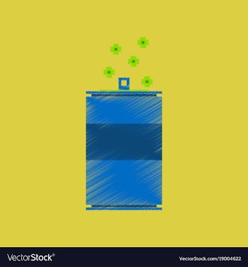 Flat shading style icon pixel can of soda vector image