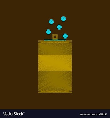 Flat shading style icon pixel can of soda vector image