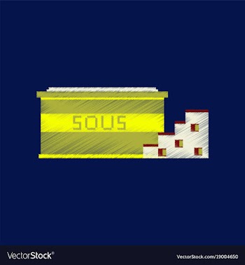 Flat shading style icon pixel cheese sauce vector image