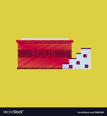 Flat shading style icon pixel cheese sauce vector image