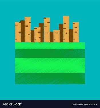 Flat shading style icon pixel french fries vector image