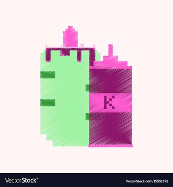 Flat shading style icon pixel french hot dog and vector image