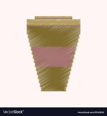 Flat shading style icon pixel icon coffee to go vector image