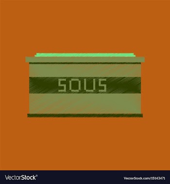 Flat shading style icon pixel sauce vector image