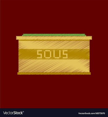 Flat shading style icon pixel sauce vector image