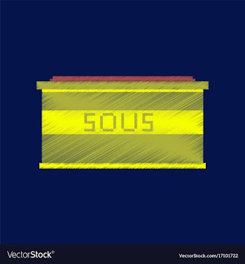 Flat shading style icon pixel sauce vector image