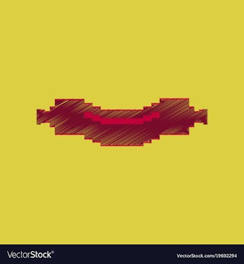 Flat shading style icon pixel sausage vector image