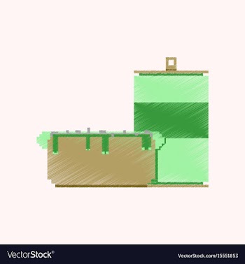 Flat shading style icon pixel soda and hot dog vector image