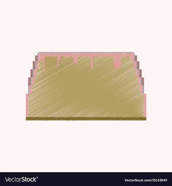 Flat shading style icon pixel tacos vector image