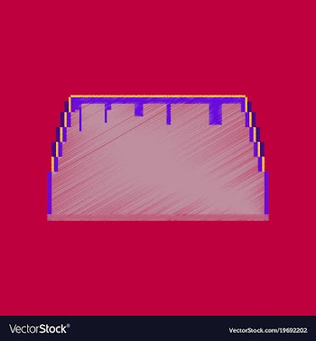 Flat shading style icon pixel tacos vector image