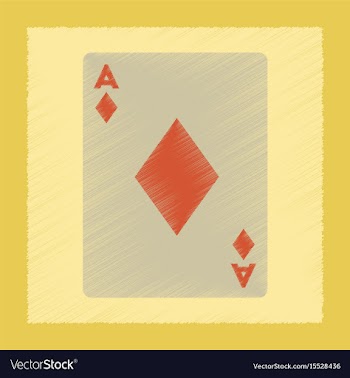 Flat shading style icon playing cards vector image