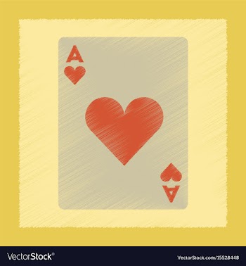 Flat shading style icon playing cards vector image