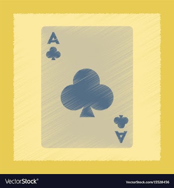 Flat shading style icon playing cards vector image