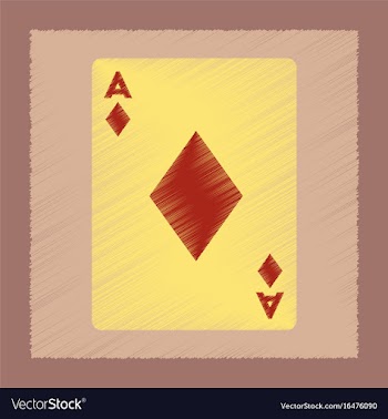 Flat shading style icon playing cards vector image