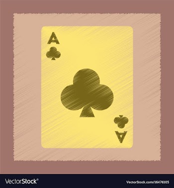 Flat shading style icon playing cards vector image
