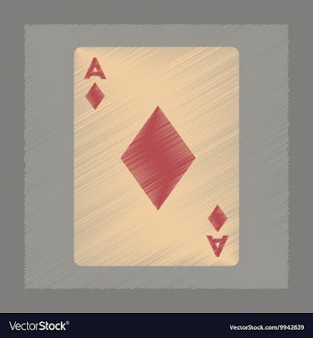 Flat shading style icon playing cards vector image