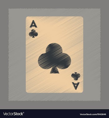 Flat shading style icon playing cards vector image